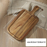 Rectangular Japanese Wooden Steak Plate - Julia M LifeStyles