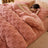 Red Velvet Dual - Use Duvet Cover & Plush Blanket - Julia M LifeStyles