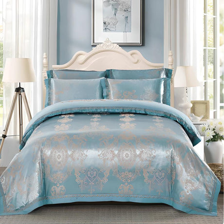 Regal Silk Elegance Jacquard Bedding Set 2 - Julia M LifeStyles