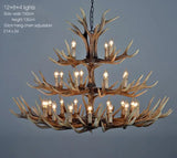 Retro Antler Resin Chandelier for Modern Dining & Living Spaces - Julia M LifeStyles