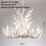 Retro Antler Resin Chandelier for Modern Dining & Living Spaces - Julia M LifeStyles