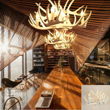 Retro Antler Resin Chandelier for Modern Dining & Living Spaces - Julia M LifeStyles