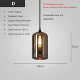 Retro Glass Pendant Light - Julia M LifeStyles