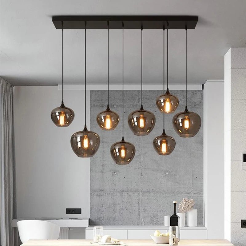 Retro Glass Pendant Light - Julia M LifeStyles