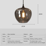 Retro Glass Pendant Light - Julia M LifeStyles