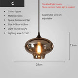 Retro Glass Pendant Light - Julia M LifeStyles