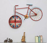 Retro Industrial Wrought Iron Bicycle Wall Hanging Decor - Julia M LifeStyles