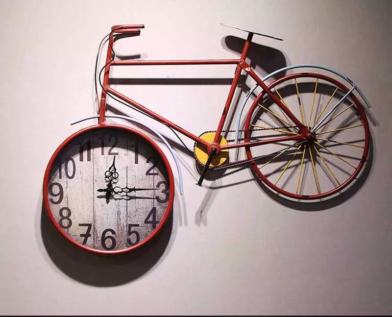 Retro Industrial Wrought Iron Bicycle Wall Hanging Decor - Julia M LifeStyles