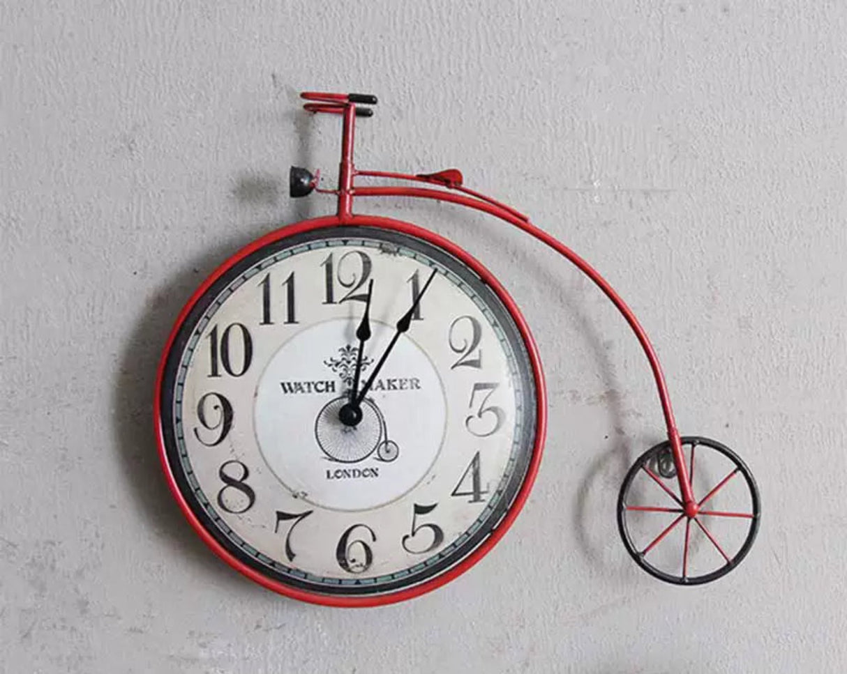 Retro Industrial Wrought Iron Bicycle Wall Hanging Decor - Julia M LifeStyles