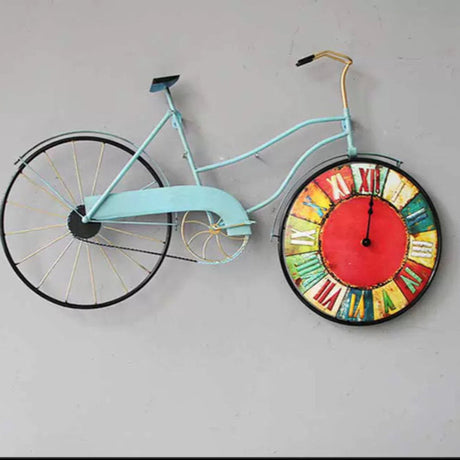 Retro Industrial Wrought Iron Bicycle Wall Hanging Decor - Julia M LifeStyles