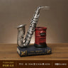 Retro Saxophone Violin Resin Pen Holder - Desk & Home Decor - Julia M LifeStyles