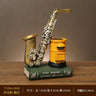 Retro Saxophone Violin Resin Pen Holder - Desk & Home Decor - Julia M LifeStyles