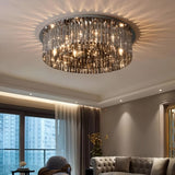 Round Black Ceiling Chandelier - Julia M LifeStyles