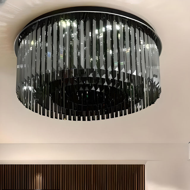 Round Black Ceiling Chandelier - Julia M LifeStyles