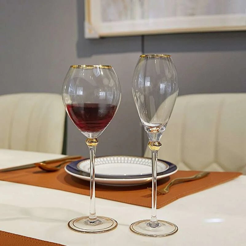 Royal Style Goblet Wine Glass Set - Julia M LifeStyles