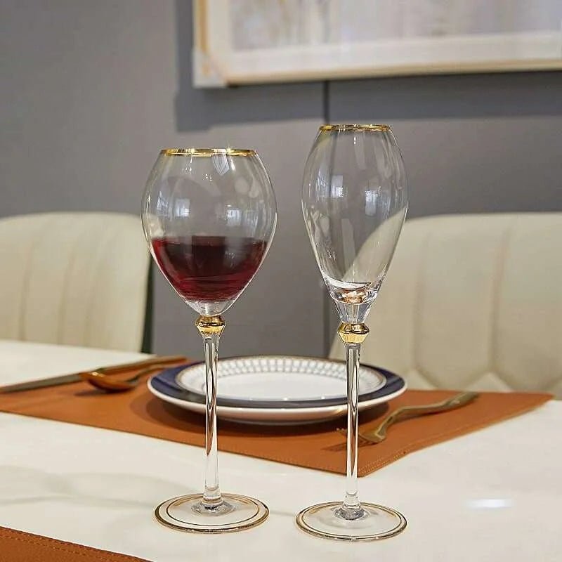 Royal Style Goblet Wine Glass Set - Julia M LifeStyles