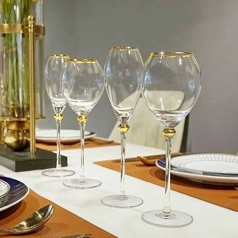 Royal Style Goblet Wine Glass Set - Julia M LifeStyles