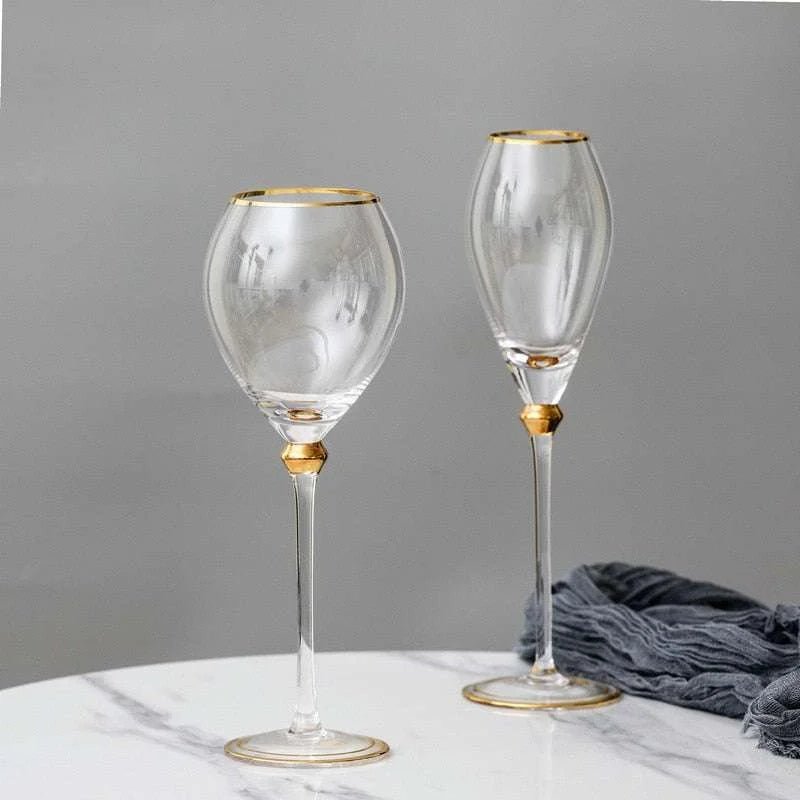 Royal Style Goblet Wine Glass Set - Julia M LifeStyles