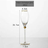 Royal Style Goblet Wine Glass Set - Julia M LifeStyles