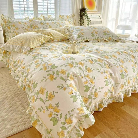 Ruffles Duvet Cover - 400TC Thread Count - Julia M LifeStyles