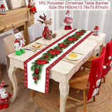 Safflower Pine Leaves Christmas Table Runner - Julia M LifeStyles