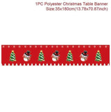 Safflower Pine Leaves Christmas Table Runner - Julia M LifeStyles