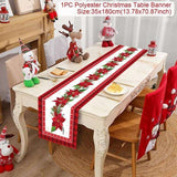 Safflower Pine Leaves Christmas Table Runner - Julia M LifeStyles