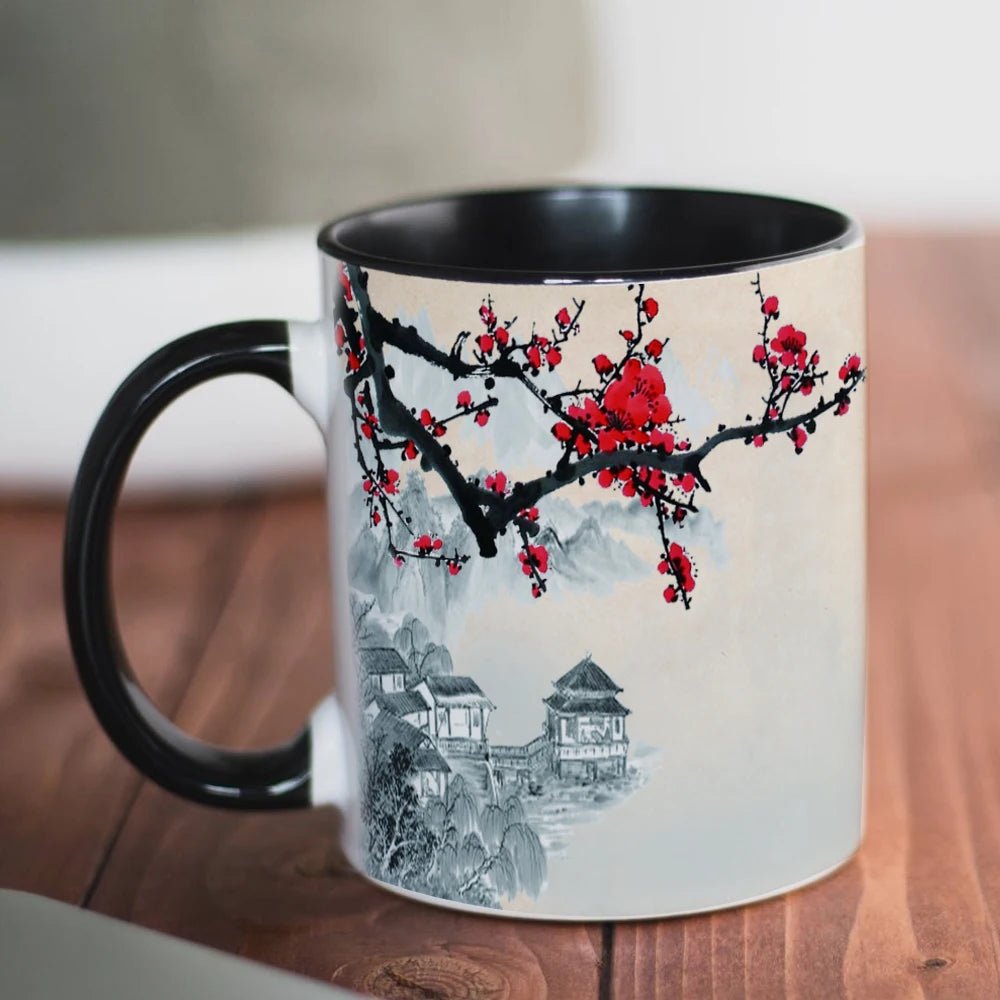 Sakura Blossom 330ml Ceramic Mug - Julia M LifeStyles