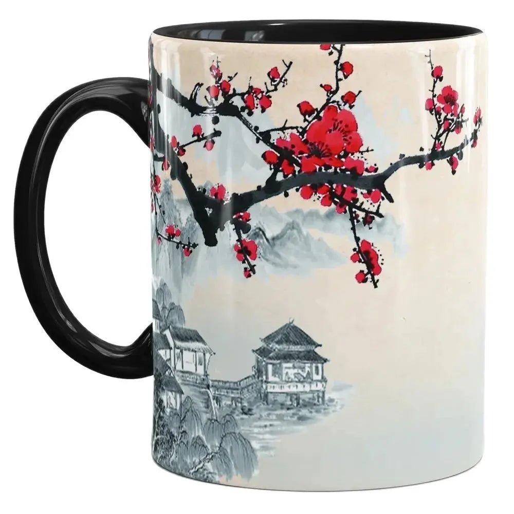 Sakura Blossom 330ml Ceramic Mug - Julia M LifeStyles