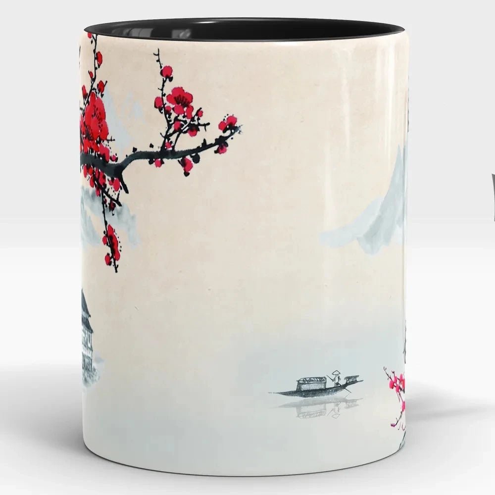 Sakura Blossom 330ml Ceramic Mug - Julia M LifeStyles