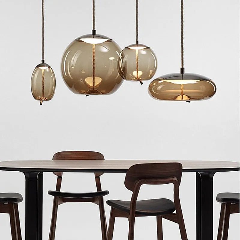 Scandinavian Glass Pendant Light - Julia M LifeStyles