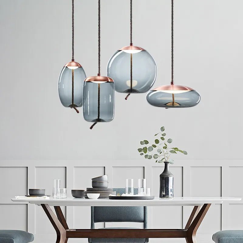 Scandinavian Glass Pendant Light - Julia M LifeStyles