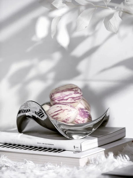 Scandinavian Stainless Steel Serving Bowl - Elegant Home Decor 🍇 - Julia M LifeStyles