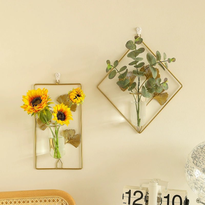 Scandinavian Style Hand-Painted Artificial Flower Wall Decor by Julia M - Julia M LifeStyles