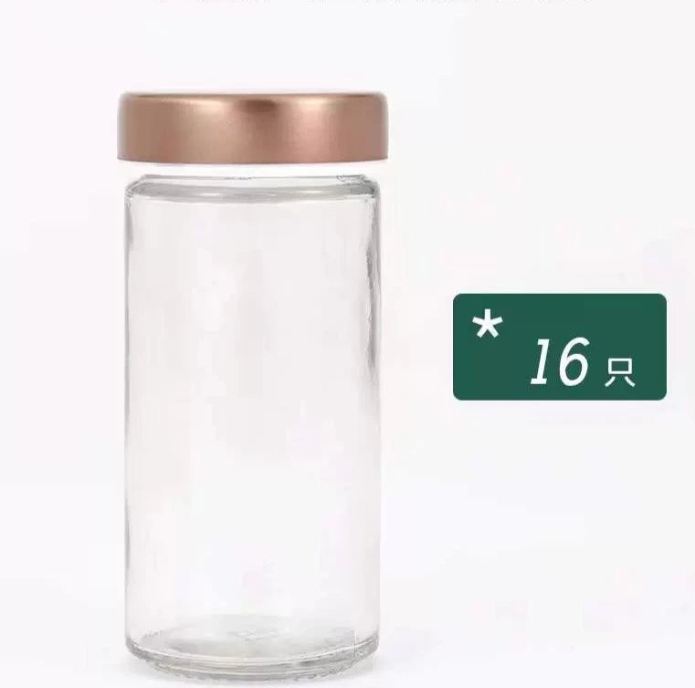 Seasoning Containers Rose Gold 430 Stainless Steel Rotate Seasoning Bottle Glass Kitchen Rotatable Multi - Layer Storage Tool - Julia M LifeStyles