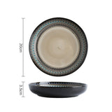 Shed Retro Domestic Stylish Steak Plate Ceramic Bowl - Julia M LifeStyles