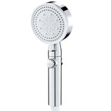 Shower Head Water Saving Black 5 Mode Adjustable High Pressure Shower - One - key Stop Water Massage - Julia M LifeStyles