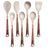 Silicone Kitchen Utensils Set - Heat Resistant, Non - stick, Rose Gold Plated Handles - Julia M LifeStyles