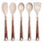 Silicone Kitchen Utensils Set - Heat Resistant, Non - stick, Rose Gold Plated Handles - Julia M LifeStyles