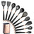 Silicone Kitchen Utensils Set - Heat Resistant, Non - stick, Rose Gold Plated Handles - Julia M LifeStyles