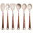 Silicone Kitchen Utensils Set - Heat Resistant, Non - stick, Rose Gold Plated Handles - Julia M LifeStyles