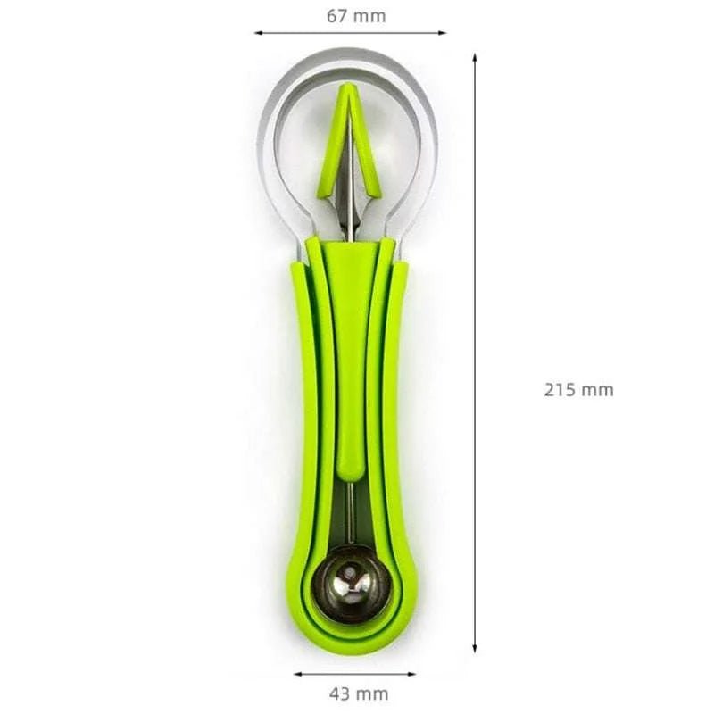 Silicone Melon Baller Scoop and Fruit Carving Knife - Julia M LifeStyles