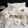 Silk Floral Bedding Set - Julia M LifeStyles