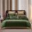 Silk - Like Satin 4 - Piece Duvet Cover Set with Double Stitching & Pillowcases - Julia M LifeStyles