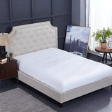 Silk - Like Satin 7 - Piece Duvet Cover Set with Double Stitching & Pillowcases - Julia M LifeStyles