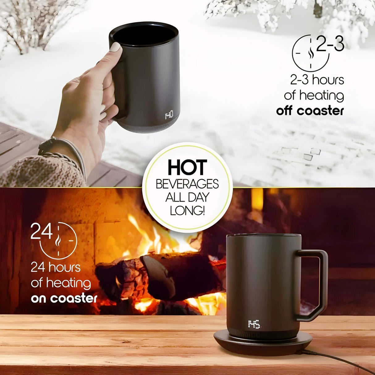 Smart 12 Oz Coffee Mug Warmer - Julia M LifeStyles