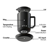 Smart 12 Oz Coffee Mug Warmer - Julia M LifeStyles