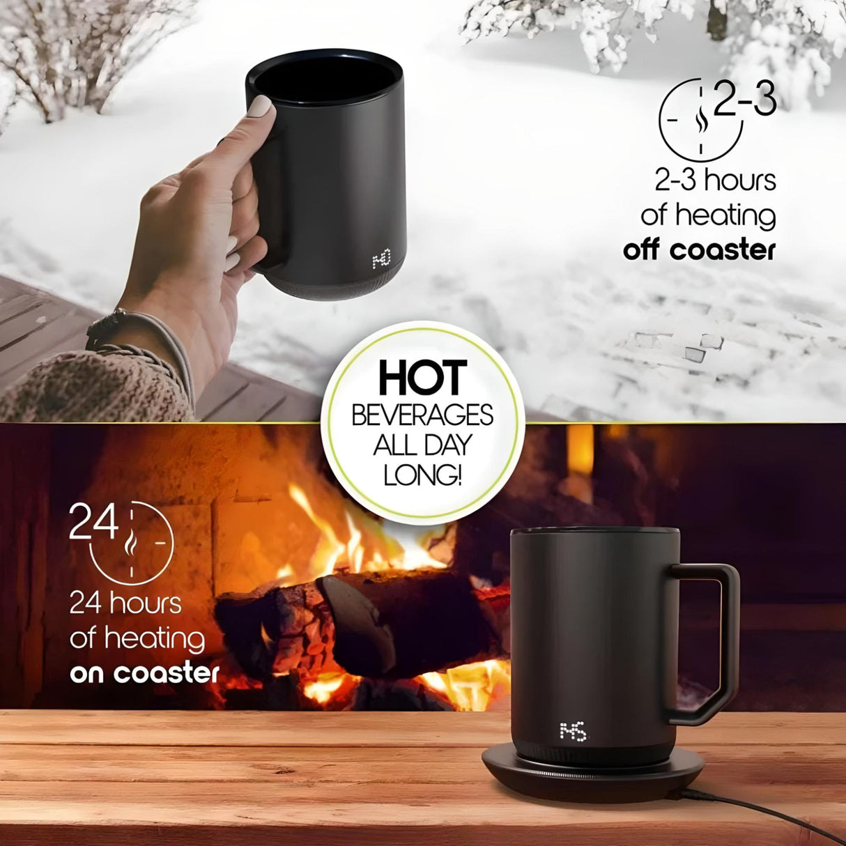 Smart 12 Oz Coffee Mug Warmer - Julia M LifeStyles