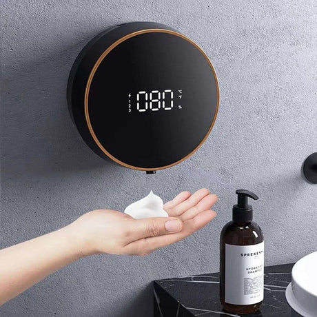 Smart Foam Soap Dispenser with LED Display smart foam soap dispenser Julia M Home & Kitchen   