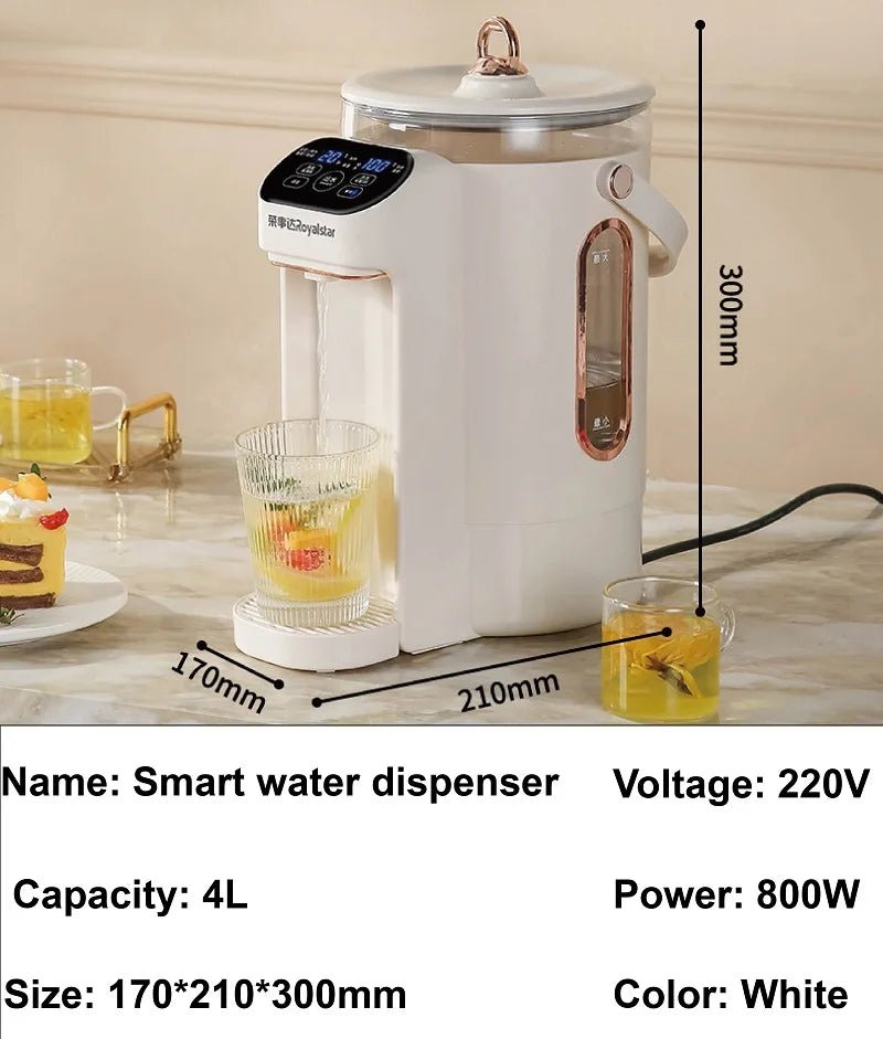 Smart G28A 4L Electric Kettle with 6 Gear Temperature Adjust and Split Water Dispenser - Julia M LifeStyles